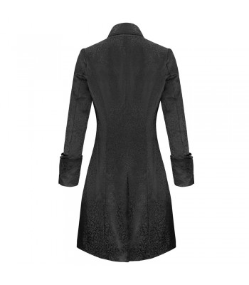 Pentagramme Salvatore Black Mens Coat 